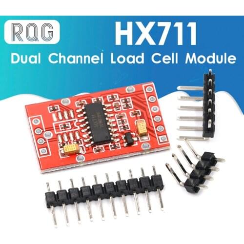 HX711 Dual-channel 24-bit A/D Conversion Weighing Sensor Module with Metal Shied