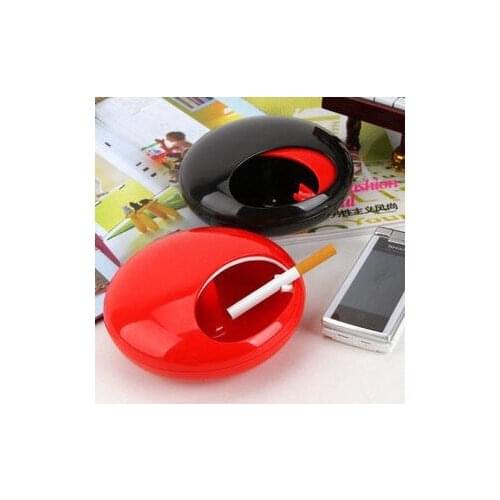 Creative simple ashtray Close the lid can rotate a great ashtray