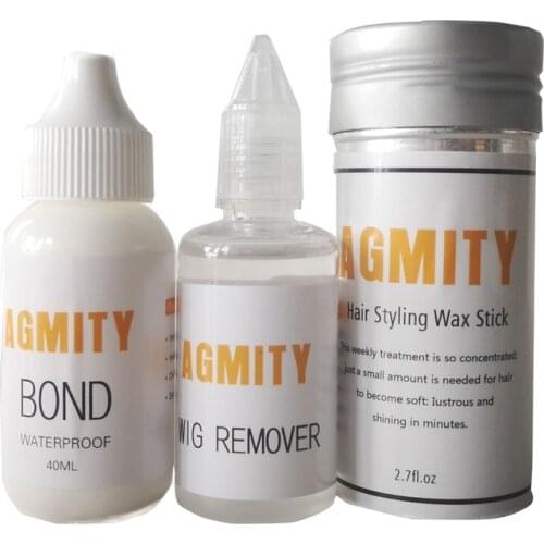 Lace wig glue waterproof lace hair wax lace front wig glue ultra hold hair bonding glue front glue waterproof mens toupee glue