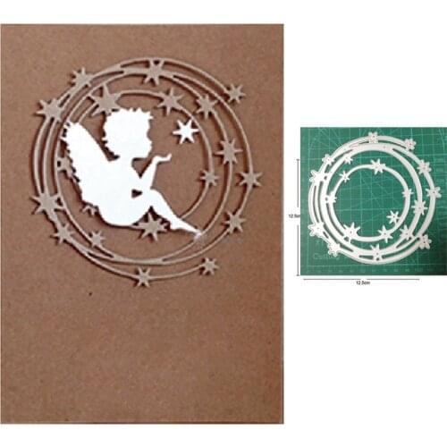 Craft dies metal cutting dies cut die mold lace star wreath Scrapbooking dies paper crafts knife mould blade punch stencils dies