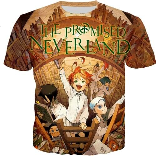 The Promised Neverland T Shirt Men/women 3D Printed T-shirts Casual Harajuku Style T Shirt Streetwear Tops