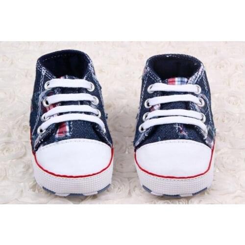 New Fashion Demin Baby Boy Shoes Soft Sole Baby Sneakers Shoes For Newborn Toddler Moccasins First Walkers F6