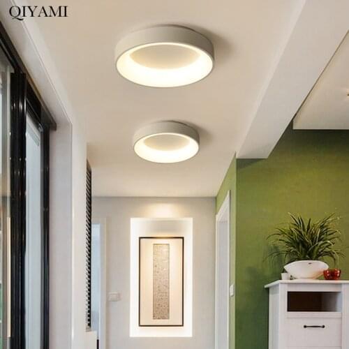 New Round/Square Nodic LED Ceiling Light For Study Room Bedroom Luminarias ParaNew Fixture Lamp Indoor Home Lighting