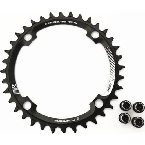 2019 NEW Fouriers Bike Full CNC Made Single Speed Chainring For PCD 120mm 36T/38T/40T For XO XX X9 10/11speed Bicycle Parts