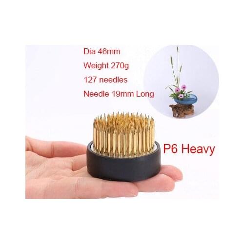 P6 Japanese ikebana flower arrangement holder frog art fixed tools base tools kenzan