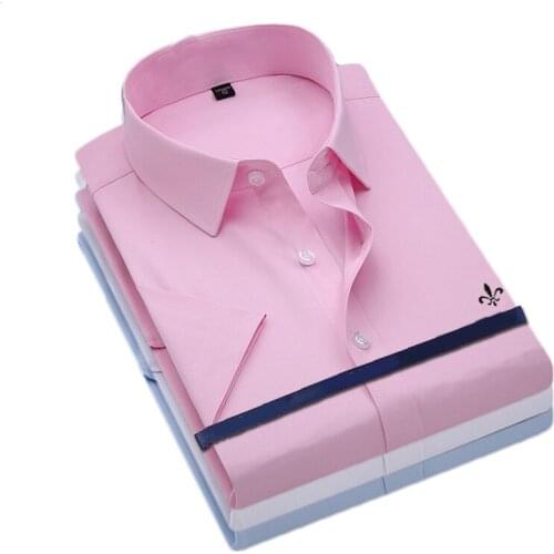 Camisa Male Shirt Short Sleeve Men Shirt Dudalinas Clothing Casual Slim Fit Camisa Social Masculina Chemise Homme No Pocket