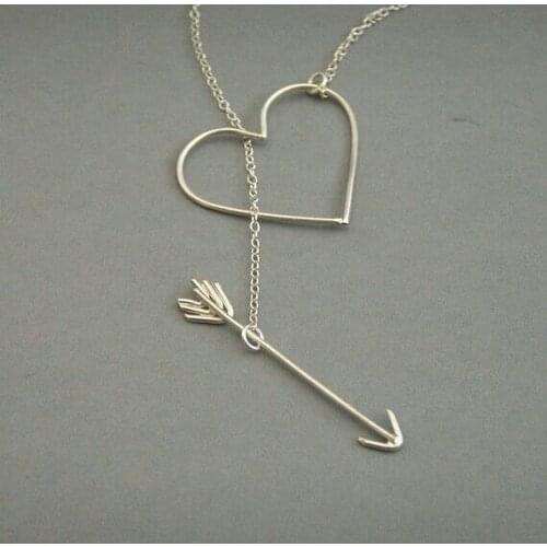 Love smite with silver Necklace