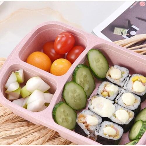 Silicone Collapsible Lunch Box Food Storage Container Bento Microwavable Portable Picnic Camping Rectangle Outdoor Box