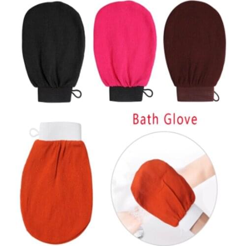 Hammam Shower Bath Scrub Glove Exfoliating Body Scrub Facial Tan Massage Mitt Removal Exfoliate Peeling Towel