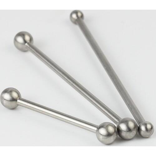 CNC machined stainless steel Double-ball rod for socket joint for stop motion armature or rig