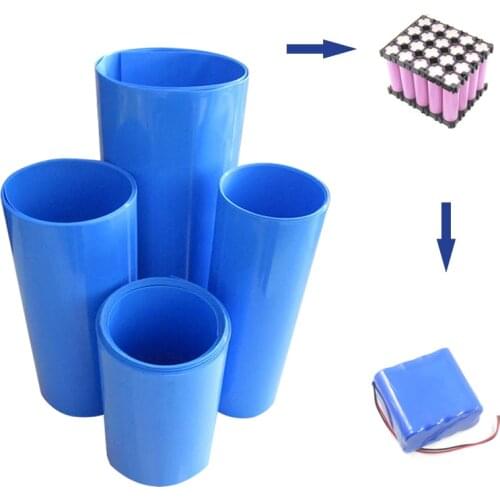 2M Heat Shrinkable Tube PVC Shrink Tubing For Lithium Battery Pack Protection Insulation Casing High Quality Heat Shrink Sleeve