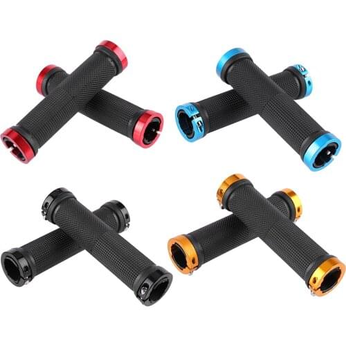 1pair MTB Road Cycling Skid-Proof Grips Anti-Skid Plastic Bicycle Handlebar Accessories Plastic Non-slip Bicycle Handlebar Tool