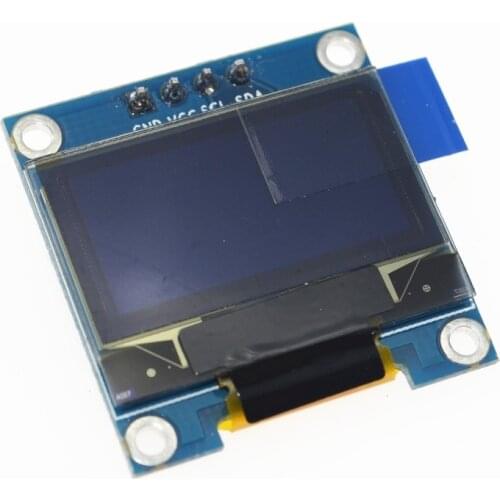 1Pcs Yellow blue double color 128X64 OLED LCD LED Display Module For 0.96" I2C IIC SPI Serial new original