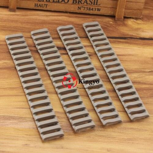 18 Slots Low Profile Rail Covers 4pcs/pack Black For Handguard AR15/M4