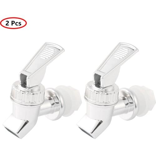 2 Beverage Dispenser Faucets ABS Drinks Bottle Spigot Bucket Tap Leakproof Water Crock Spout Faucet Wine Beer Fermentor Bibcocks