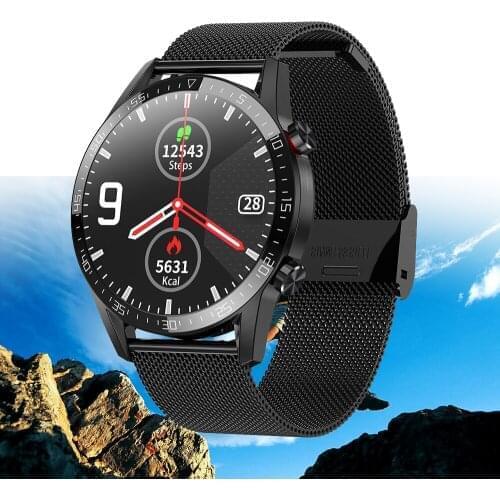 2020 Smart Watch Bluetooth Call ECG PPG Heart Rate Fitness Tracker Blood Pressure 1.3 inch Sleep Monitoring Smartwatch VS L11 L8