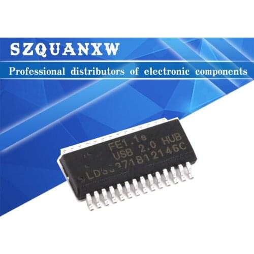 5PCS FE1.1S SSOP-28 USB 2.0 HUB SSOP28 FE11S SSOP FE1.1 SMD new and original