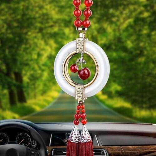Auto accessories Ping an operator Decorative furnishing articles High-end jewelry Rearview mirror pendant Creative pendant