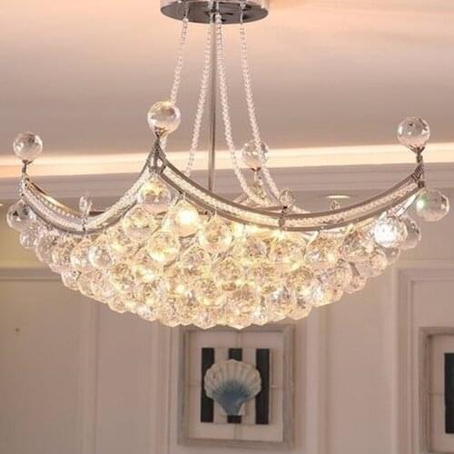 2019 New Style Crystal Chandelier Lighting Fixture Crystal Light Lustres de cristal for Living Room Ceiling Lamp Free Shipping