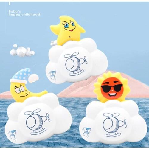 Bathroom Play Water Spraying Tool Cute Baby Bath Toys Clouds Shower Floating Toys Kids Bathroom Water Toys Early Educational