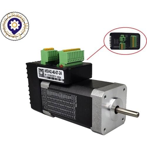 IHSV42-40-07-24 20-36VDC Drive Control Integrated Servo Motor 42 Integrated DC Servo Motor Nema17 78W 0.185NM 1000 Line Encoder