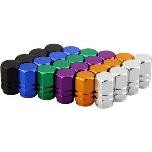 Aluminum Alloy Car Wheel Tire Valve Caps Tyre Rim Stem Cover Airdust Waterproof For Automobiles Motorcycles Trucks Bicycle Parts