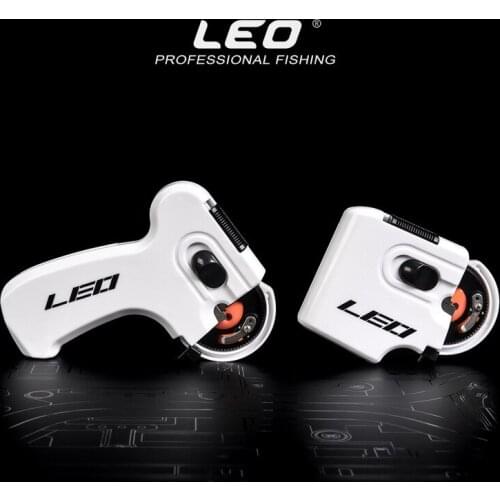 LEO New Electric Automatic Fishing Hook Portable Fast Fishing Hook Tier Machine Fishing Accessories Tie Line Tying Equipment