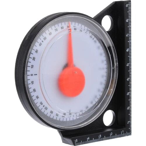 Magnetic Angle Locator Inclinometer Pointer Type Protractor Angle Meter Level Inclinometer Slope Angle Meter Measurement Tool