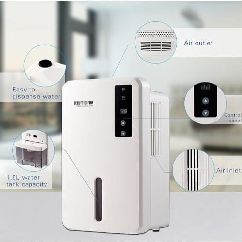 Mini No Noise New Design Dehumidifier For Home Use Electric Mini Household Dehumidifier Portable Cleaning Device
