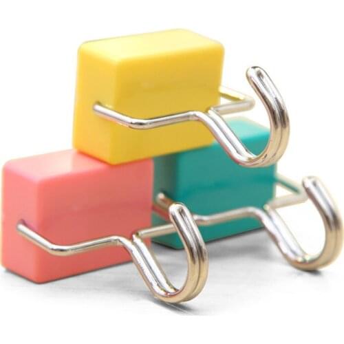 New 3x Super Suction Magnetic Hooks Stick Hook Kitchen Refrigerator Powerful Magnet Microwave Refrigerator Hanging Hooks