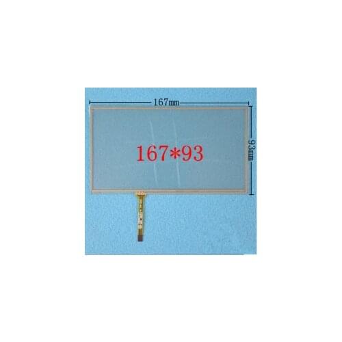 New 7 inch C070VW03 V0 167*93 touch screen free shipping