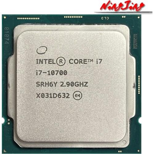 Intel Core i7-10700 i7 10700 2.9 GHz Eight-Core 16-Thread CPU Processor L2=2M L3=16M 65W LGA 1200