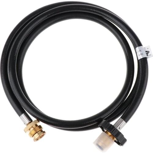 Propane Tank Hose Adapter/Connects 20LB Propane Tank Connector Appliances to a Refillable Bulk Propane Cylinder-6Ft Long