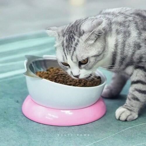 Anti-skid Dog Cat Pets Food Water Bowl Dishes Stainless Steel Feeder Pet Drinking Feeding Dog cat Bowl Feed tool Pet Supplies