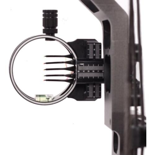 Archery 0.019'' Bowsight Compound Bow Sight Aluminum Alloy for Hunting