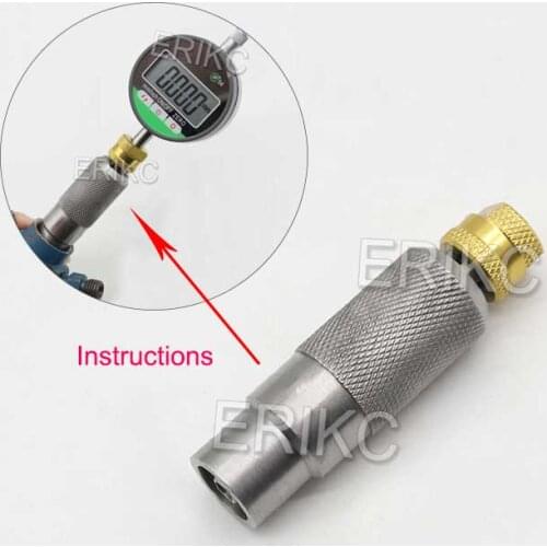 Fuel Piezo injector nozzle electromagnetic valve armature lift travel measuring seat tool For Siemens Injector
