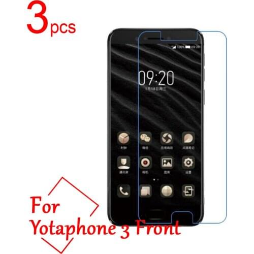 3pcs Ultra Clear/Matte/Nano anti-Explosion HD LCD Screen Protector Film Cover For Yotaphone 3 (front&Back) Protective Film