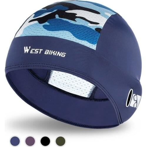 Anti-UV Cycling Caps Liner Ice Silk Sport Headwear Bicycle Hat MTB Road Bike Motorcycle Helmet Cap