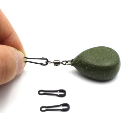 20Pcs Micro Multi Quick Change Link Clips Carp Fishing Swivels Connectors Accessories Link Swivels Rigs Clip Carp Fishing Tackle