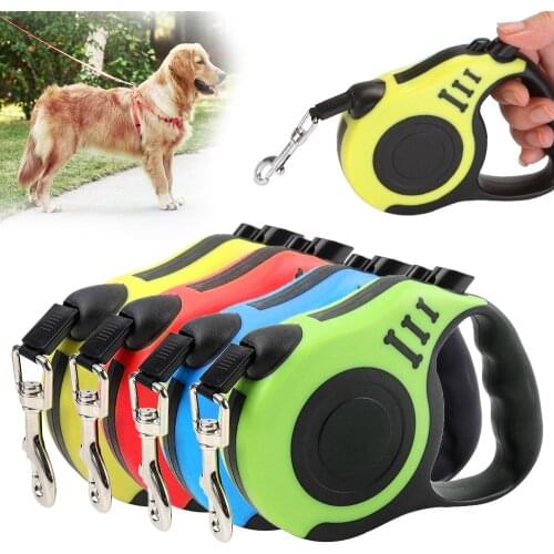 3M/5M Retractable Dog Leash Automatic Flexible Dog Puppy Cat Traction Rope Belt Dog Leash for Small Medium Dogs Pet Supplies
