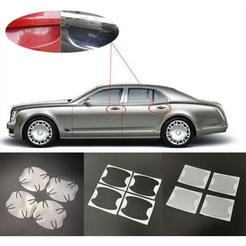 4pcs Car Door Handle Bowl Protector Sticker for Chevrolet Volt Malibu Camaro Cobalt Orlando Spark Colorado Bolt Onix Traverse