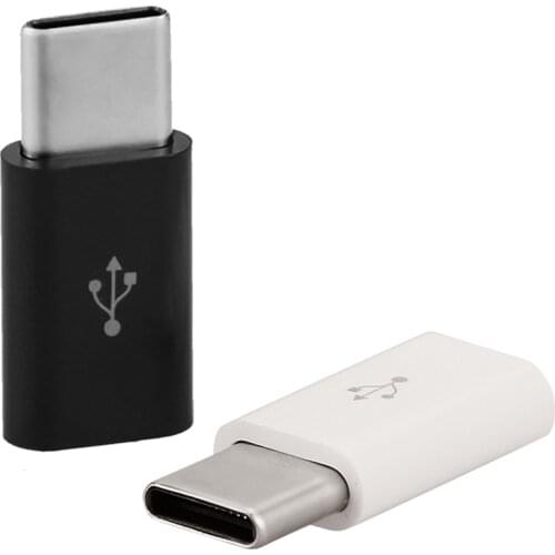 5PCS Mobile Phone Adapter Micro USB To USB C Adapter Microusb Connector for Adapter USB Type C (Not suit all phone)