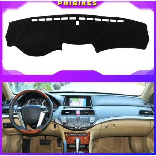 Car Dashboard Cover Dash Mat For Honda Accord 2008 2009 2010 2011 2012 Auto Non-slip Right Sun Shade Pad Carpet Dashmat