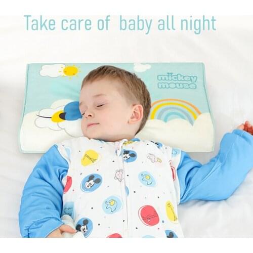 Disney Children Latex Pillow Baby Multifunction Pillow Four Season Universal 3 To 6 Years Old Baby Kindergarten Pupil Dedicated