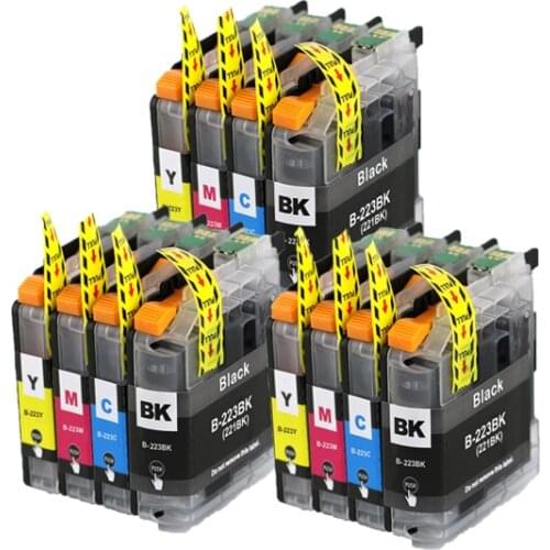 BLOOM LC223 Compatible ink cartridge with chip for Brother MFC- J480DW/J680DW/J880DW J5625DW J5720DW DCP-J4120DW/J562DW Printer