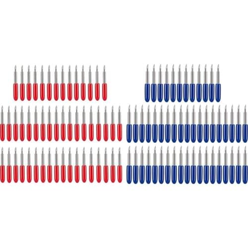 50PCS Deep Cut Blades 60 Degree with 50Pcs Blades 45 Degree Standard, for Cricut Explore Air 2 Air Maker Expression