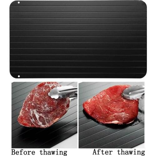 1 pc Fast Defrosting Tray Thaw Food Meat Fruit Quick Defrosting Plate Board Tray Kitchen Gadget Tools Accessories Free shipping