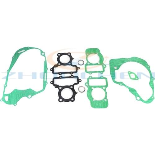 Motorcycle full engine cylinder crankcase clutch cover gasket suitable for Yamaha Virago XV250 125 modified full gasket kit