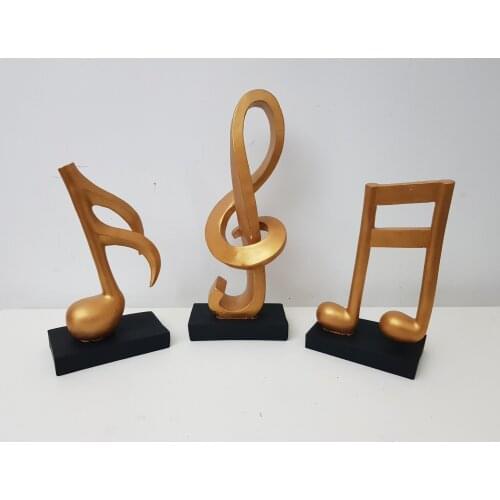 EU HOME DECORATION PCS SET MUSICAL NOTE SET DECOR MUSIC MUSICIAN HOME OFFICE DECOR