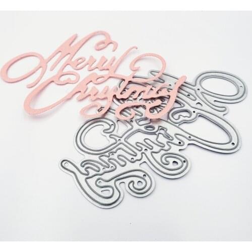 PANFELOU Merry Easter words metal craft paper die cutting dies hot sale Scrapbooking/DIY New year Easter Embossing mould